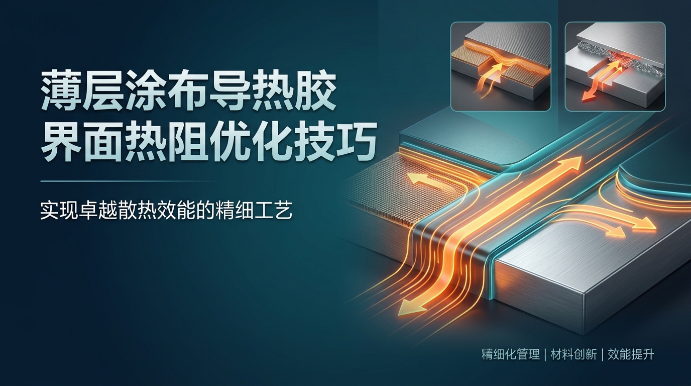薄层涂布导热胶：界面热阻优化技巧