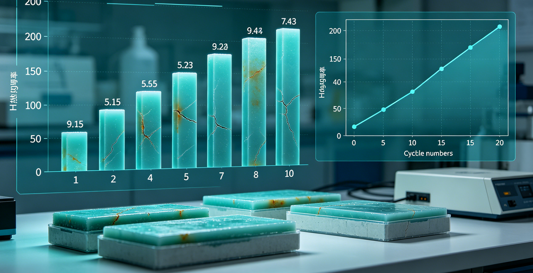 导热凝胶热循环测试结果对比与分析 |铬锐特实业