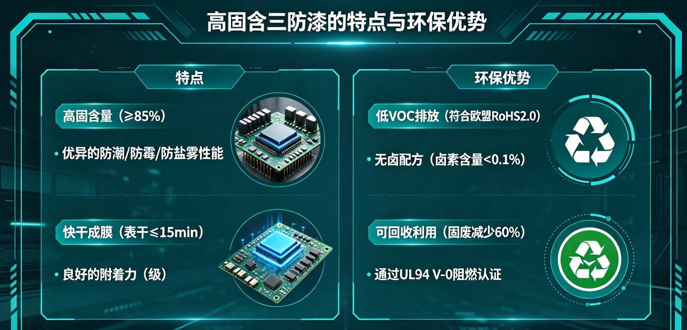 高固含三防漆：电子保护与绿色制造的更好选择 |铬锐特实业
