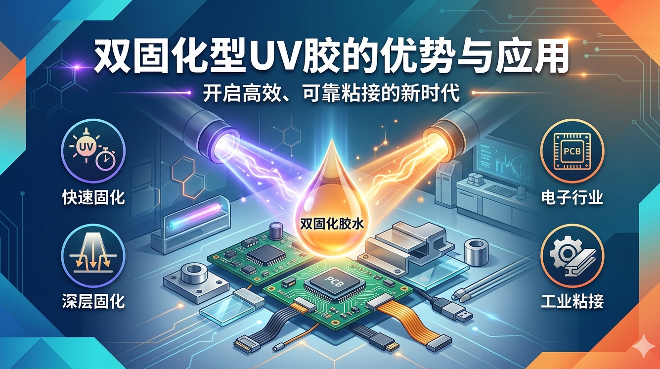 双固化型UV胶的优势与应用 |铬锐特实业|东莞UV胶厂家