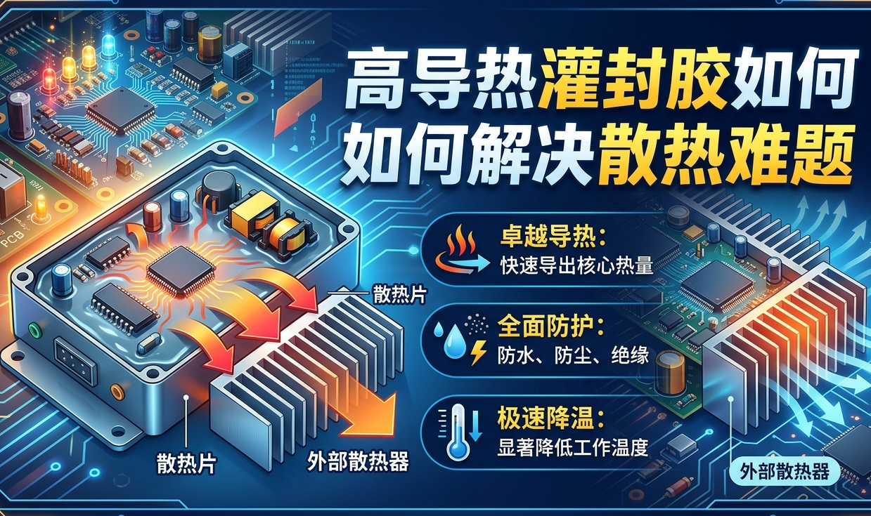 高导热灌封胶：电子设备散热的可靠帮手 |铬锐特实业