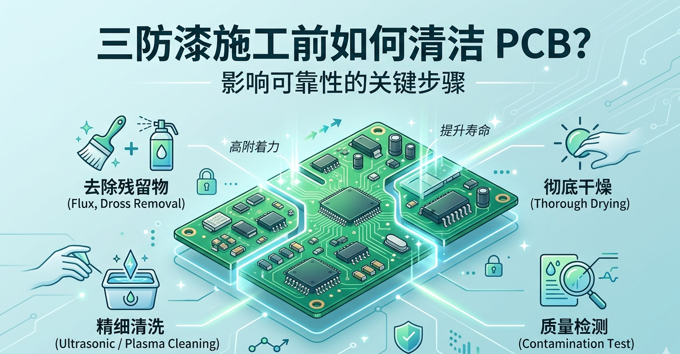 三防漆施工前PCB清洁:保障可靠性的关键 |铬锐特实业