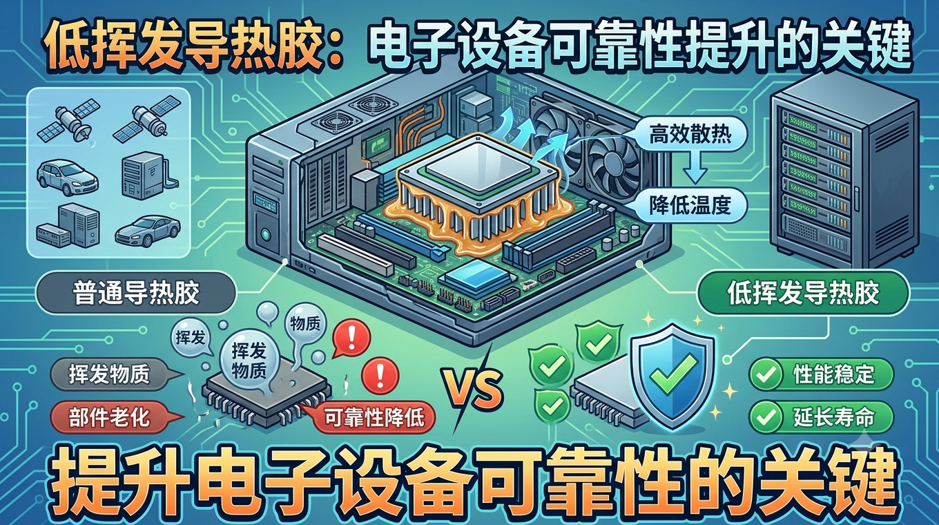 低挥发导热胶：电子设备可靠性提升的关键