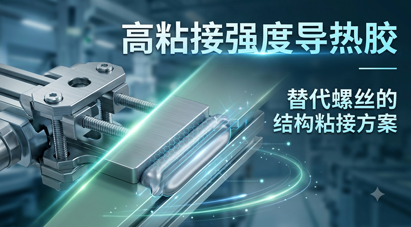 高粘接强度导热胶：替代螺丝的结构粘接方案