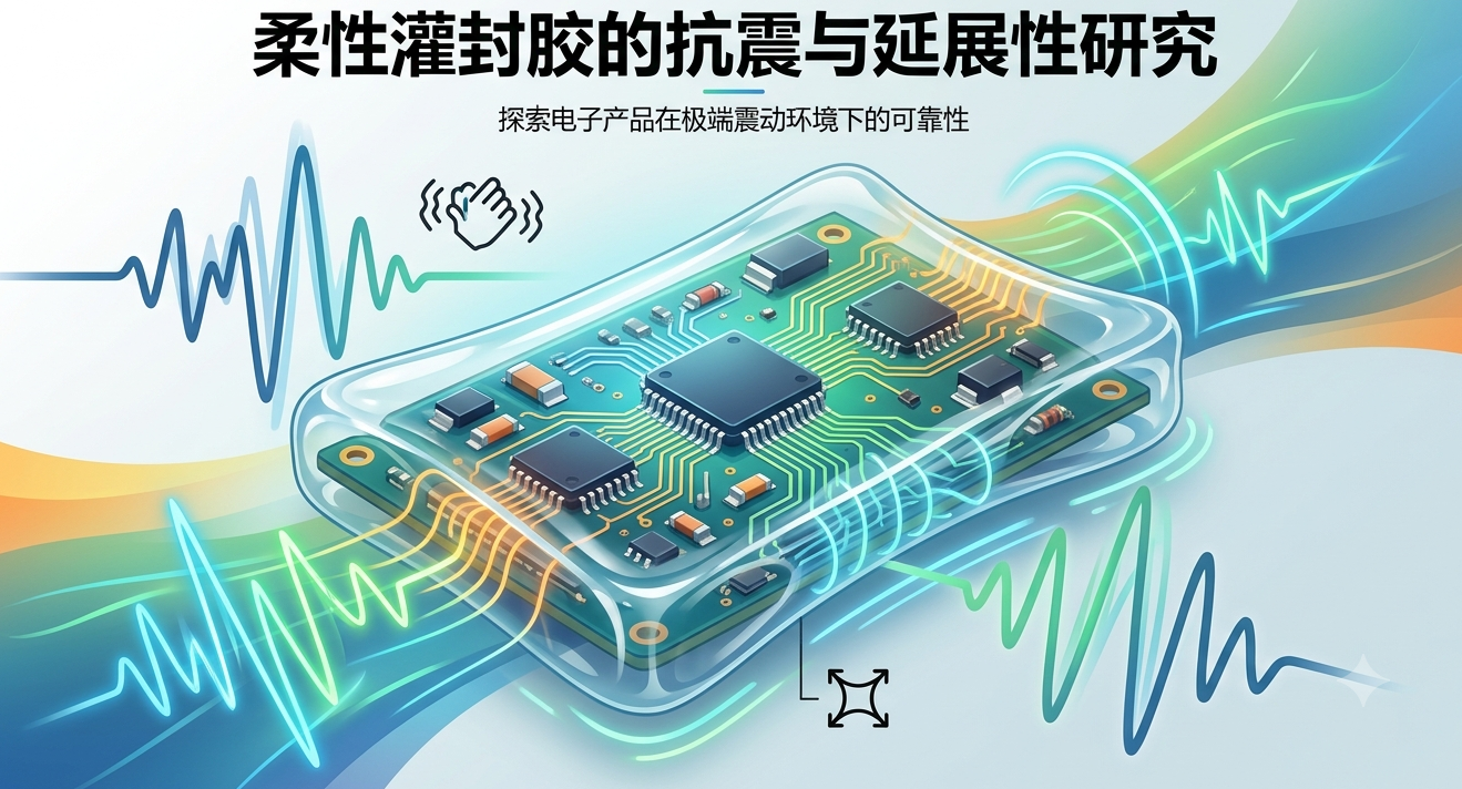 柔性灌封胶的抗震与延展性研究