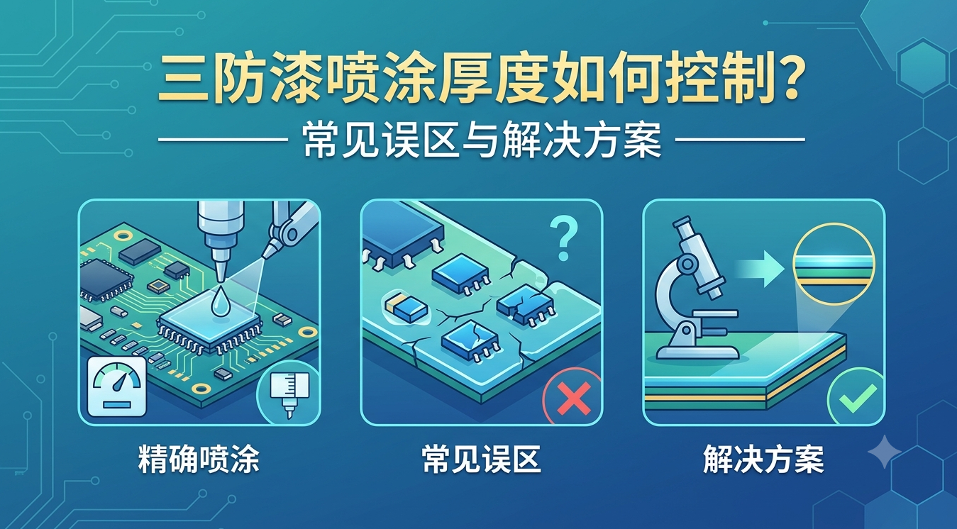 三防漆喷涂厚度控制技巧与常见误区