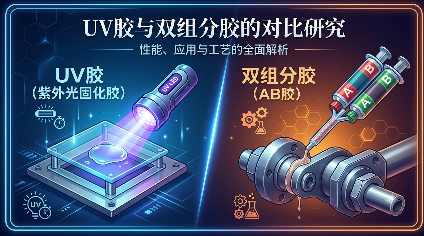 UV胶与双组分胶哪个好?性能对比与选型指南