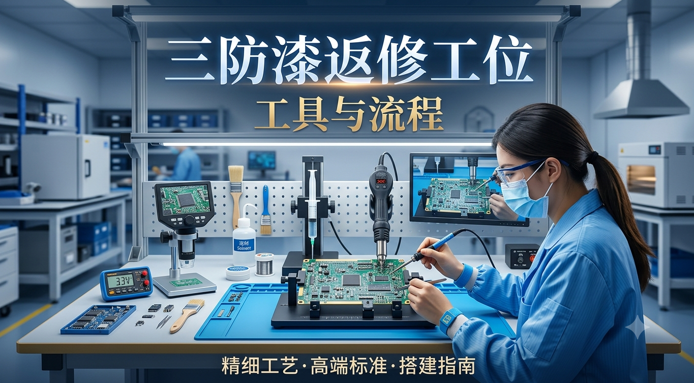 三防漆返修工位如何搭建?工具与流程