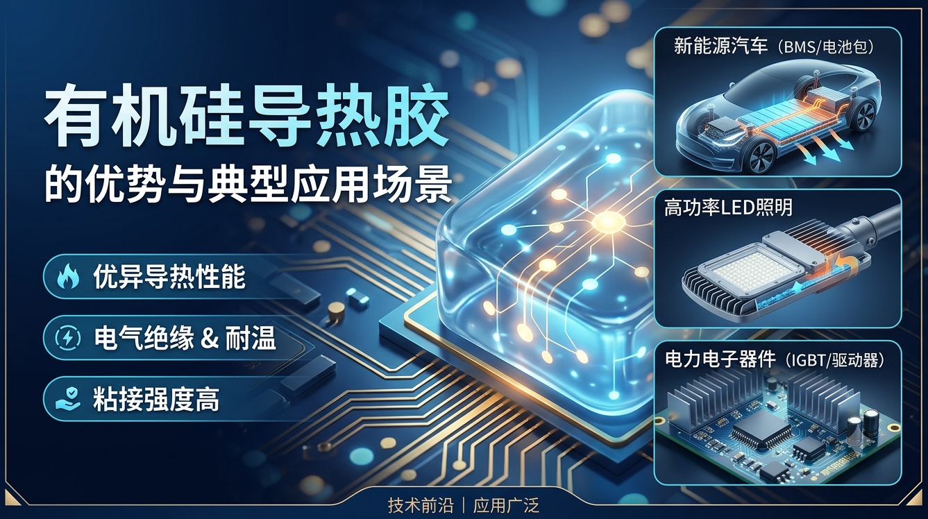 有机硅导热胶的优势与典型应用场景