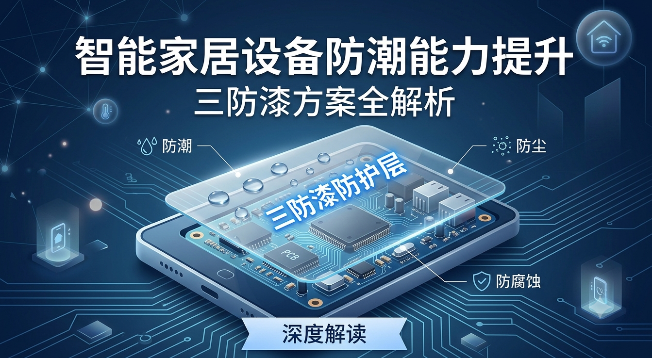 智能家居设备如何提升防潮能力？三防漆方案解析